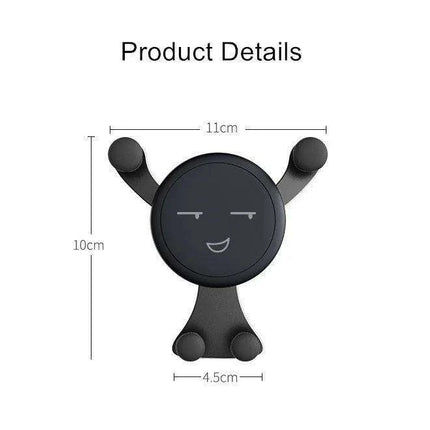 Gravity-Driven Hands-Free Car Phone Holder: Your Essential Roadside Companion - Très Elite