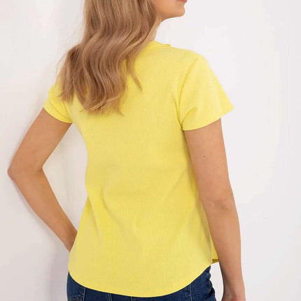 Green Blouse Model 209822 Fitted Cotton Elastane Blend - Très Elite