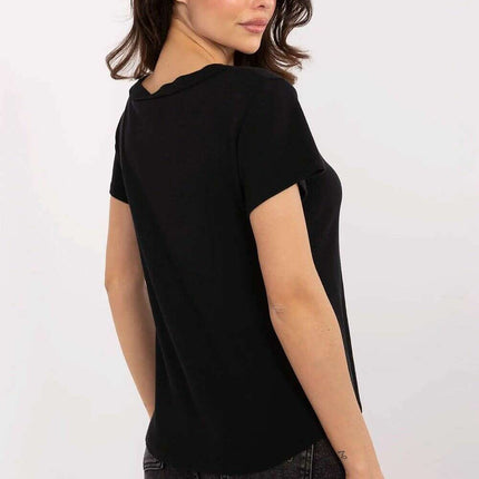 Green Blouse Model 209822 Fitted Cotton Elastane Blend - Très Elite