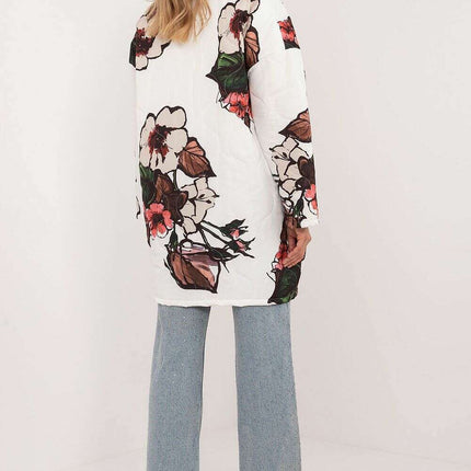 Green Floral Print Womens Transitional Jacket 201576 - Très Elite