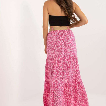 Green Long Skirt Model 198924 Viscose Maxi Everyday Wear - Très Elite