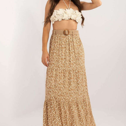 Green Long Skirt Model 198924 Viscose Maxi Everyday Wear