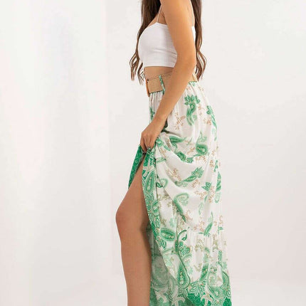 Green Long Skirt Model 198964 Casual Maxi Viscose Chic