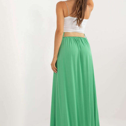 Green Long Skirt Model 198967 Maxi Viscose Casual Everyday - Très Elite