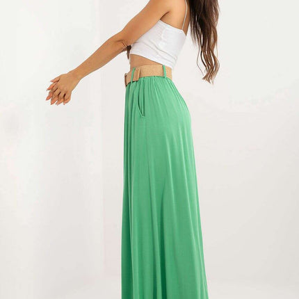 Green Long Skirt Model 198967 Maxi Viscose Casual Everyday - Très Elite