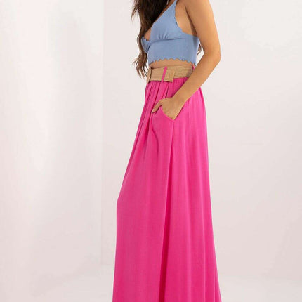 Green Long Skirt Model 198967 Maxi Viscose Casual Everyday - Très Elite