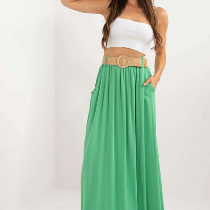 Green Long Skirt Model 198967 Maxi Viscose Casual Everyday