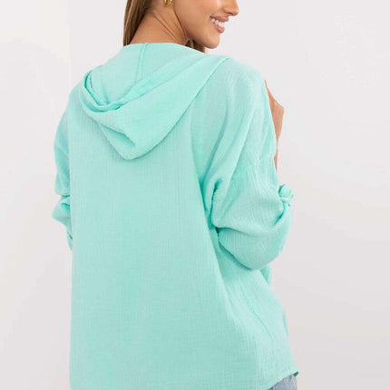Green Womens Shirt 213250 Classic Casual Everyday Top - Très Elite