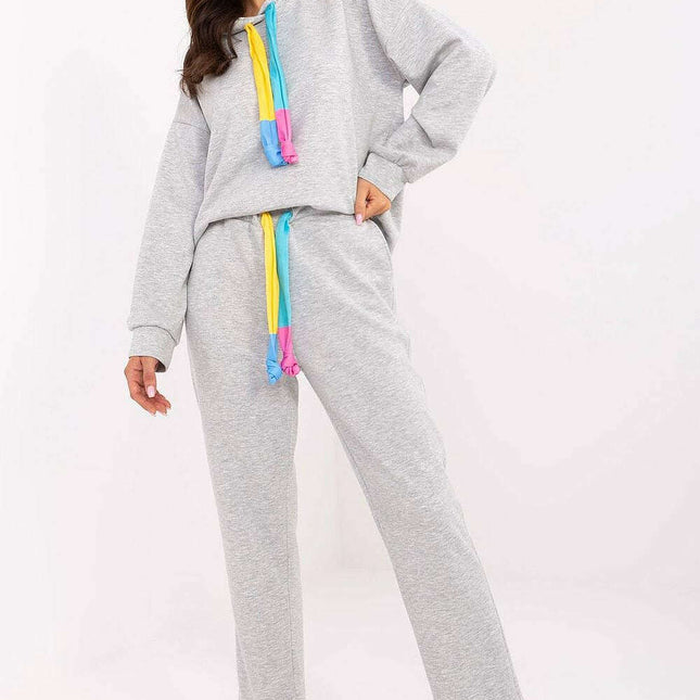Grey Casual Sweat Set Model 206960 for Modern Women - Très Elite