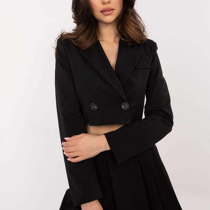 Grey Jacket Model 206402 With Refined Short Silhouette - Très Elite