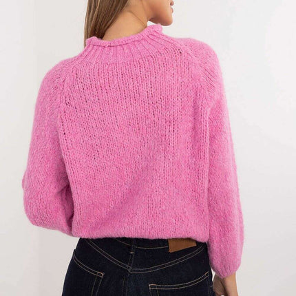 Grey Jumper Model 203712 Womens Sweater Knitwear Line - Très Elite