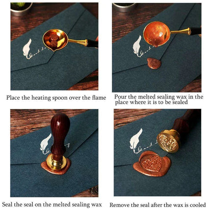 Gryffindor Legacy Wax Seal Kit - Enchanted Letter Writing Collection - Très Elite