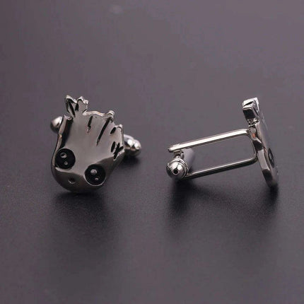 Guardians of the Galaxy Groot Character Cufflinks - Stylish Men's Fashion Accessory - Très Elite