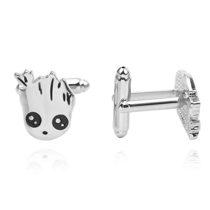 Guardians of the Galaxy Groot Character Cufflinks - Stylish Men's Fashion Accessory - Très Elite