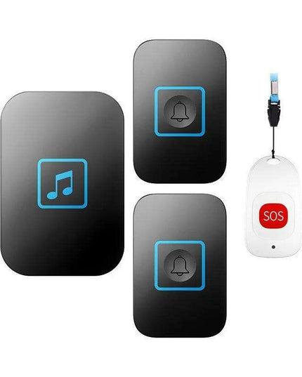 Advanced Wireless Doorbell System with Emergency Alert and Universal Plug Compatibility