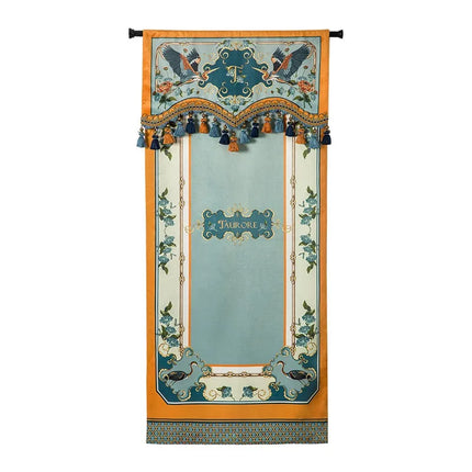Luxury Insulated Velvet Curtains – Blue, 70–80 cm Wide