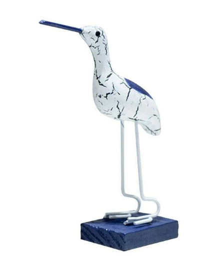 Seaside Elegance Handcrafted Wooden Seagull Sculpture - Unique Home and Event Decor