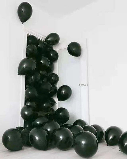 Sophisticated Black Latex Balloon Arch Kit for Effortless Event Elegance
