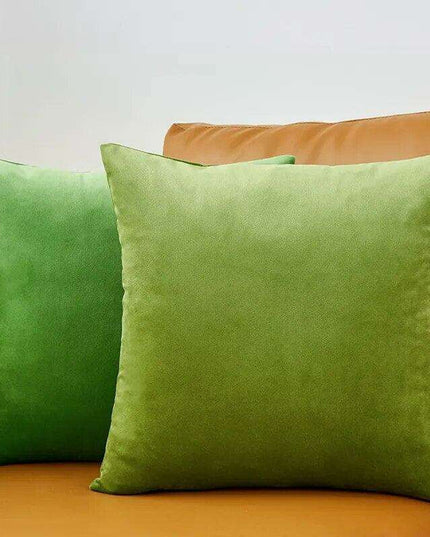 Plush Golden Velvet Pillow Cover Set - Perfect for Home, Vehicle, and Office Elegance