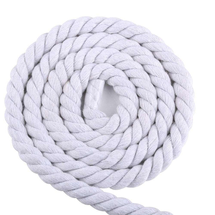 Premium Natural Cotton Twisted Macrame Rope for Creative Art Projects