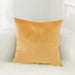 Plush Golden Velvet Pillow Cover Set - Perfect for Home, Vehicle, and Office Elegance