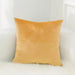 Opulent Golden Velvet Pillow Cover Set - Stylish Sizes for Home, Car, and Office