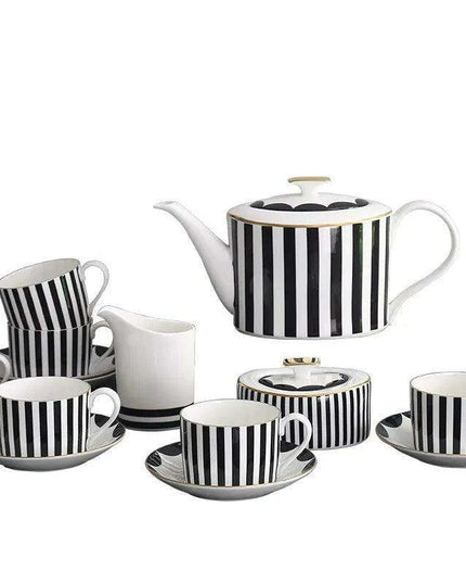 Sophisticated Ceramic Coffee Service Set - 11/15 Piece Collection for Elegant Gatherings and Thoughtful Gifts