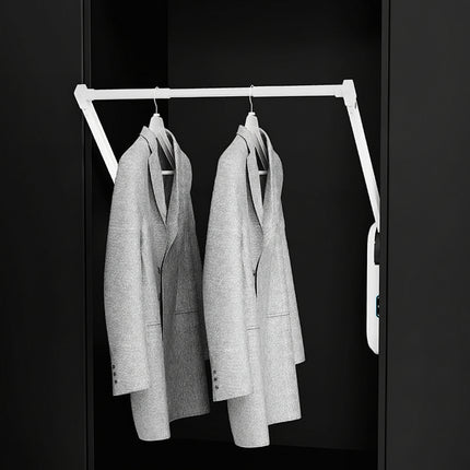 Electric Pull-Down Wardrobe Lift Rail with Smart Remote & Voice Control | Très Elite