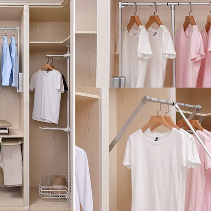Electric Pull-Down Wardrobe Lift Rail with Smart Remote & Voice Control | Très Elite