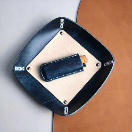 Elegant Europe-Style Leather Storage Tray