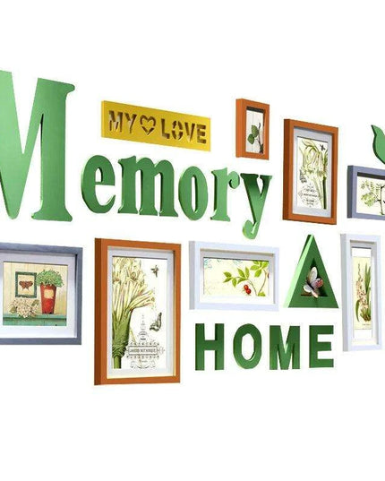 Rustic Charm 11-Piece Photo Frame Set for Cozy Home Decor