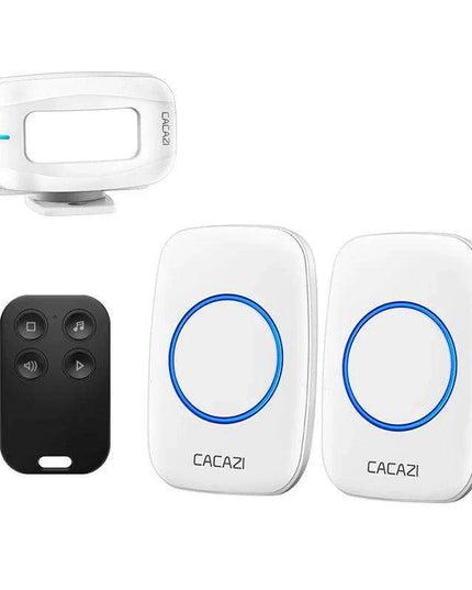 Advanced Customizable Wireless Motion Sensor Doorbell with Extended Detection Capability