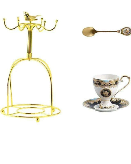 Elegant Handcrafted Bone China Coffee Cup and Saucer Set for Discerning Coffee Enthusiasts