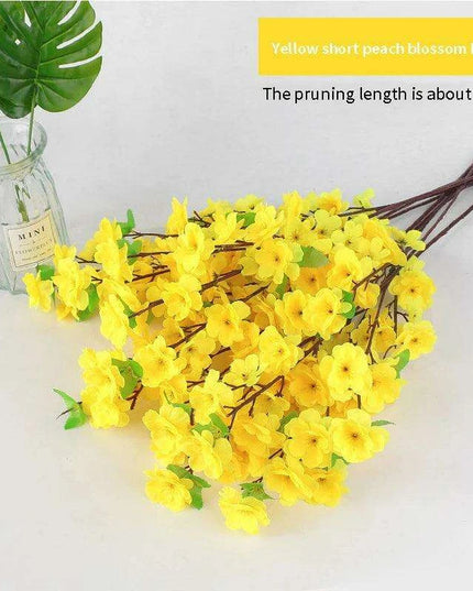 Silk Cherry Blossom Stems - 65CM & 125CM Faux Floral Arrangements for All-Season Home and Event Decor