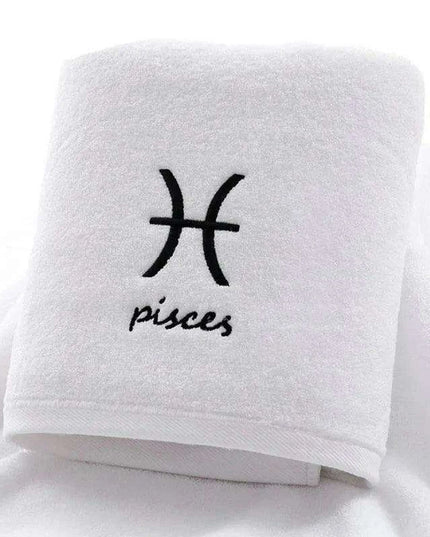 Celestial Zodiac Luxury Quick-Dry Cotton Towel Collection