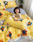 star yellow / Queen / flat sheet