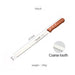 Gourmet Artisan Bread Knife Collection: Elegant Wooden Handle Duo