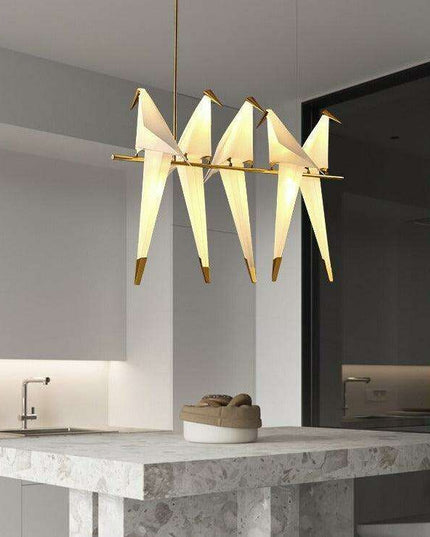 Nature-Inspired Nordic Bird Ceiling Lamp with Elegant Design