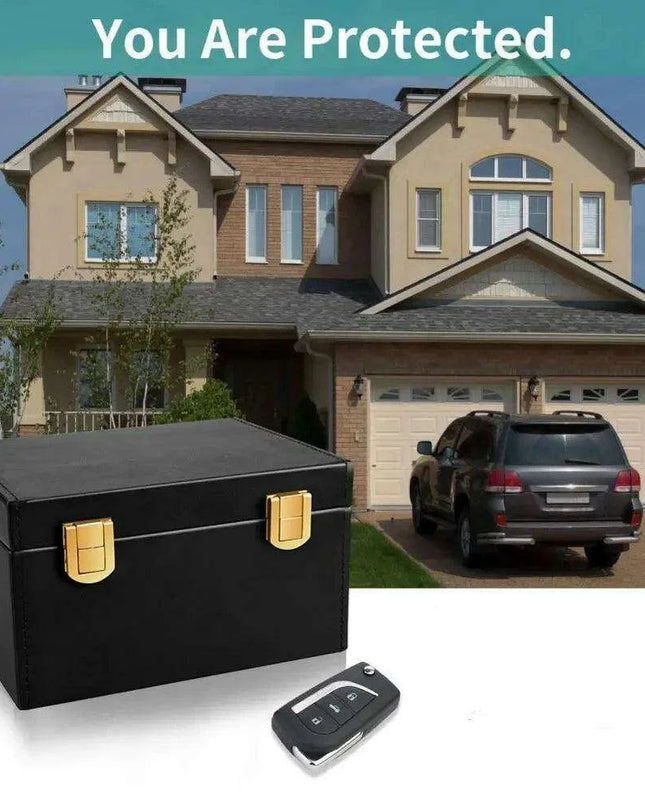 Stylish RFID Shielding Car Key Signal Blocker Storage Box