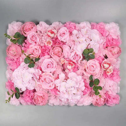 Elegant Floral Wall Art Handmade with Cotton, Silk, and Artificial Blooms