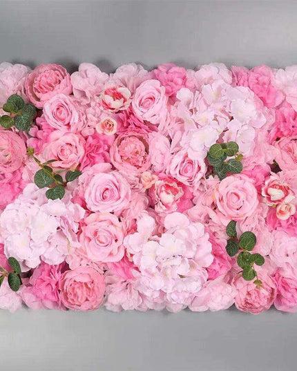 Elegant Floral Wall Art Handmade with Cotton, Silk, and Artificial Blooms