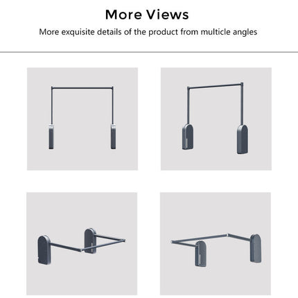 Electric Pull-Down Wardrobe Lift Rail with Smart Remote & Voice Control | Très Elite