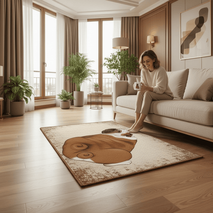 Charming English Bulldog Look Back Ceramic Coffee Mug - 11 OZ Whimsical Gift for Dog Lovers