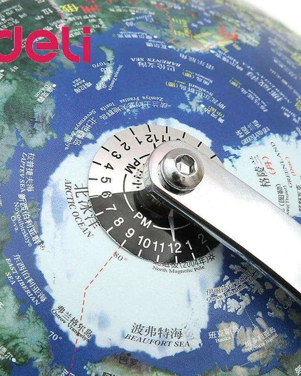 Engaging Bilingual 3D Earth Globe with Sturdy Metal Stand for Interactive Geography Learning