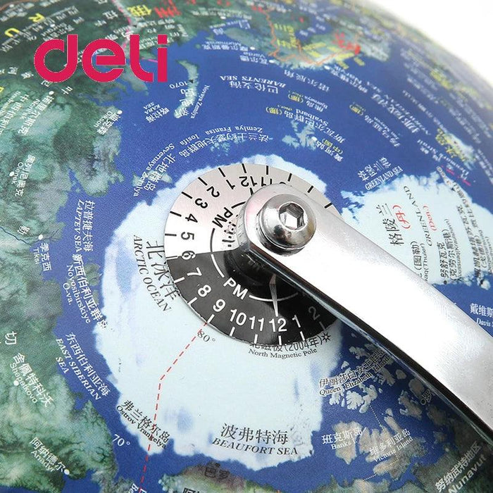 Engaging Bilingual 3D Earth Globe with Sturdy Metal Stand for Interactive Geography Learning
