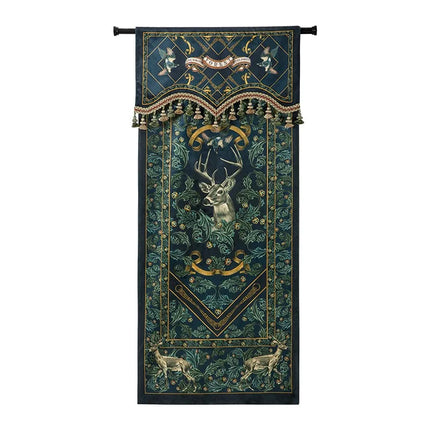 Luxury Insulated Velvet Curtains – Blue, 70–80 cm Wide