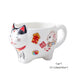 Maneki Neko Ceramic Tea Set - Charming Lucky Cat Teapot with Cups and Infuser