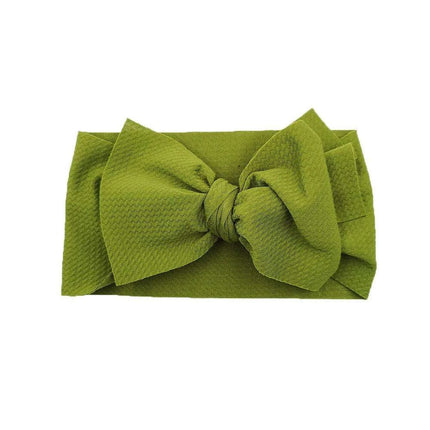 Chic Oversized Bow Turban Headband for Fashion-Forward Baby Girls