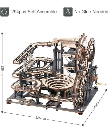Innovative Wooden Marble Run Kit: Fun DIY Puzzle for Creative Exploration