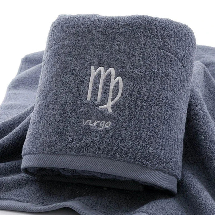 Luxury Zodiac Constellation Premium Quick-Dry Bath towel